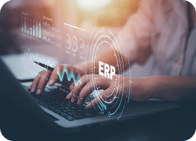 Digital dashboard with analytics, charts and data visualization interfaces