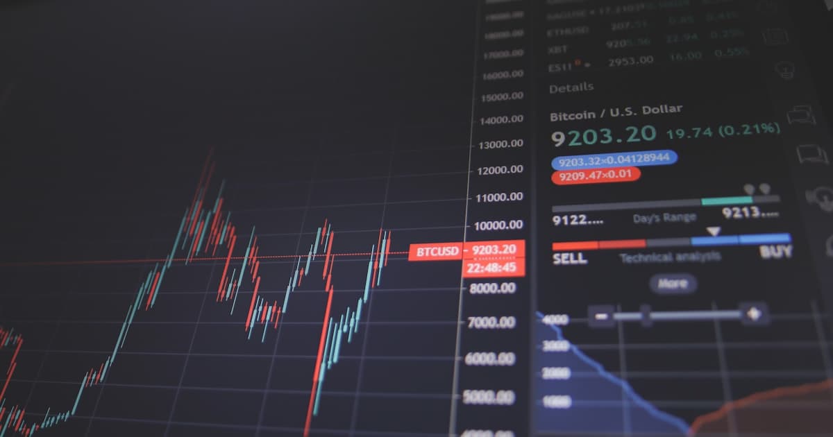 US construction site with AI-powered commercial intelligence dashboard overlay showing contract risk metrics