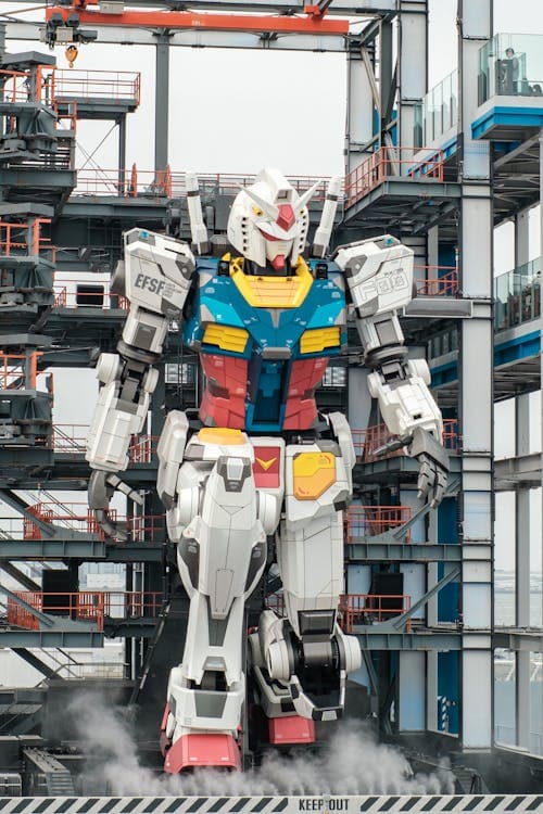 Lean manufacturing value stream map displayed on ERP system dashboard with waste identification highlights