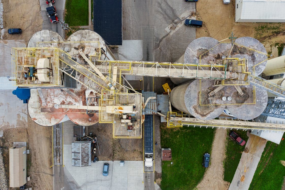 Manufacturing ERP sustainability dashboard showing carbon footprint, energy consumption, and ESG metrics